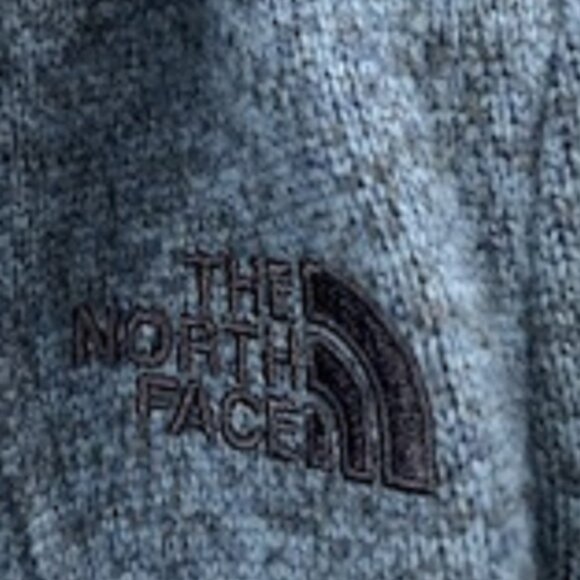 Women's Jacket The North Face Blue Size Medium Zip Enclosure Front Pockets - Picture 4 of 5